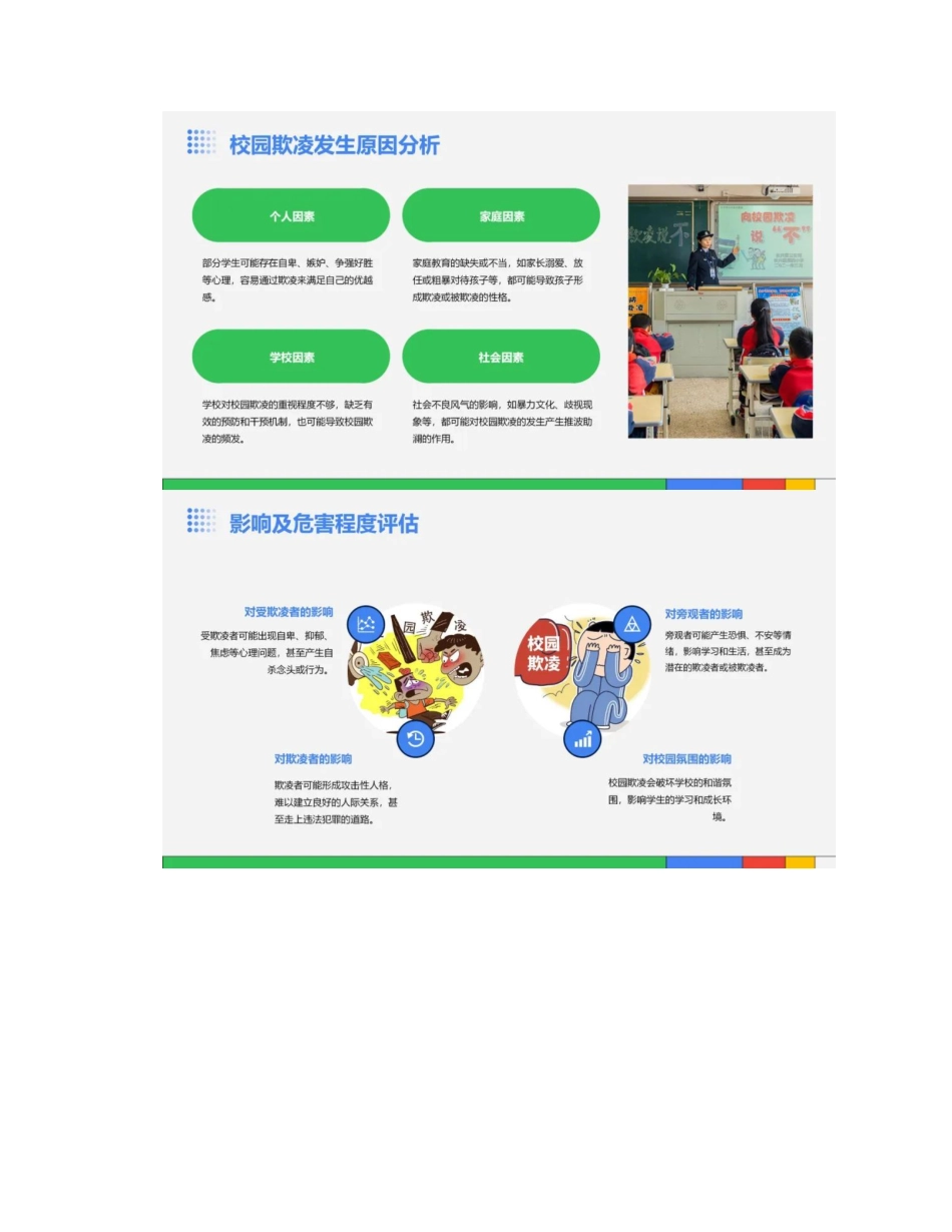 预防校园欺凌宣传教育主题班会课件_第3页
