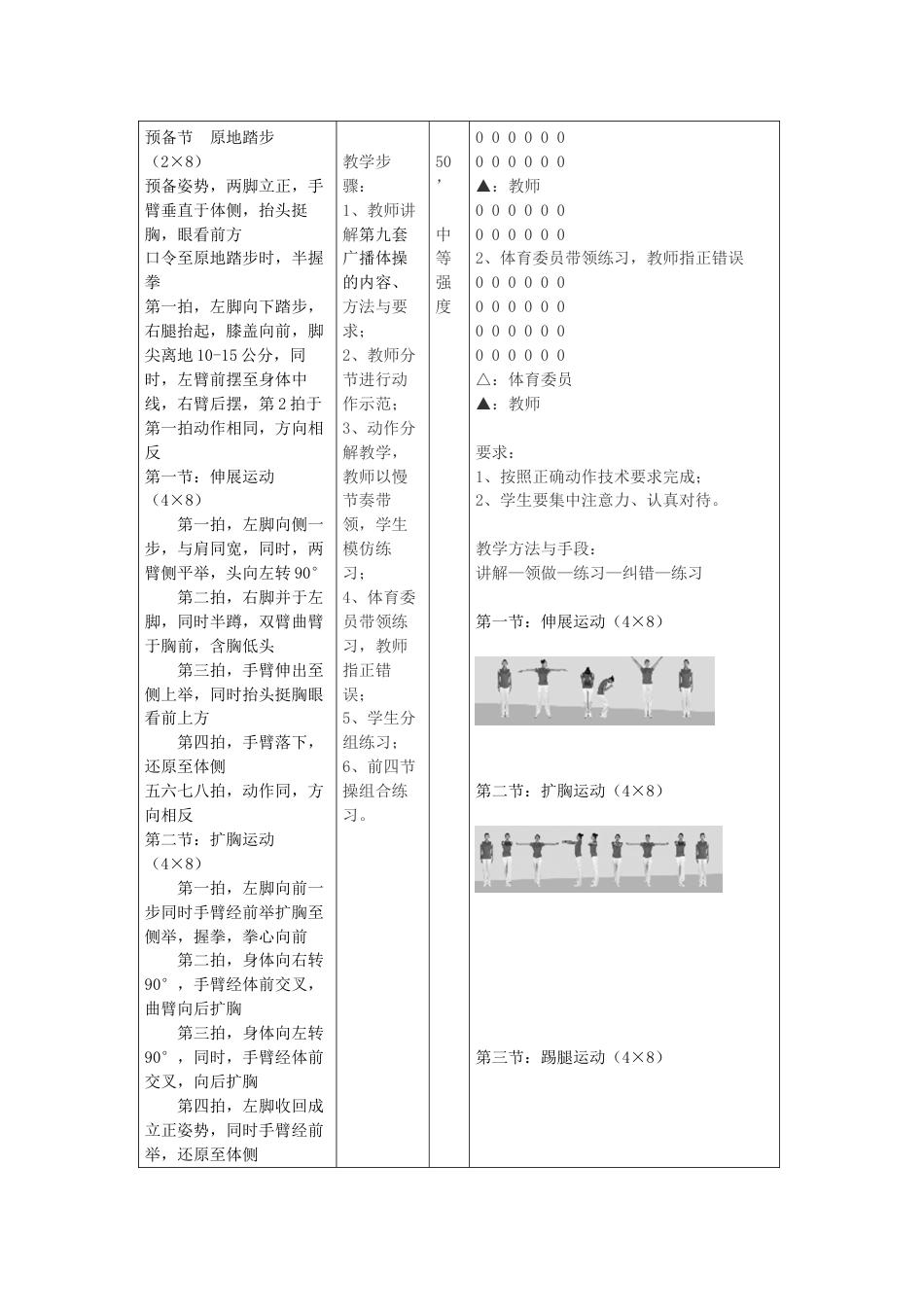 (完整版)高职体育课教案(实践课)_第2页