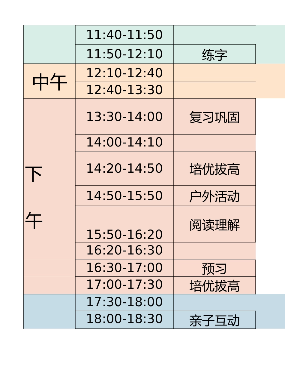 六年级-寒假衔接逆袭计划表_第2页