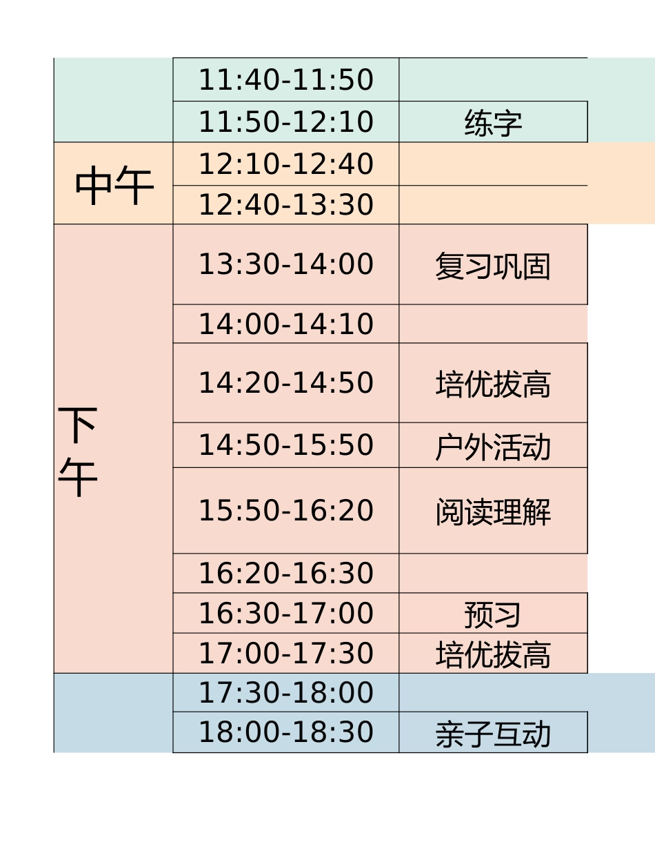 五年级-寒假衔接逆袭计划表_第2页