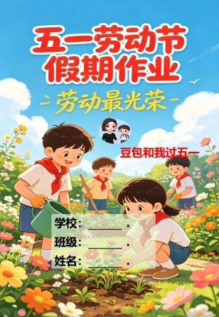 “劳”中砺志，“动”中成长(豆包和我过五一)——2026年学校劳动节假期作业
