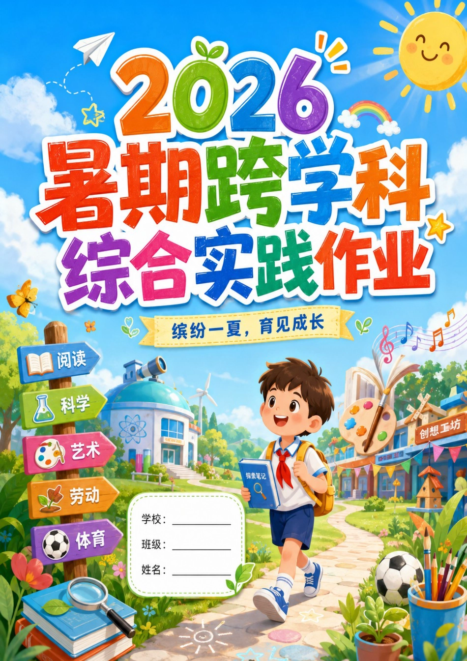 2026年暑期五育综合素养提升作业手册(多版本封面)_第2页