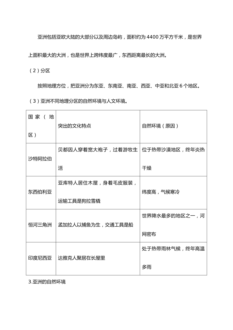 2025年会考地理考前速记清单:世界区域地理_第2页