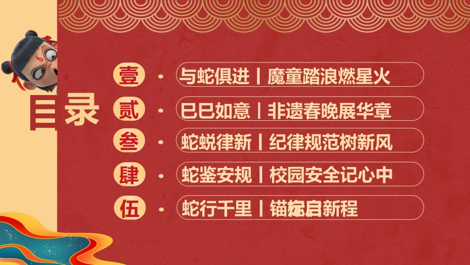 2025春季蛇年开学第一课PPT_第2页