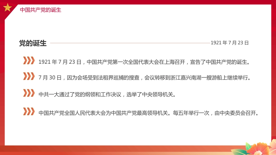 中小学庆祝七一建党节主题班会_第4页