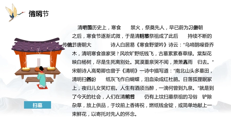 中国风清明节PPT_第9页