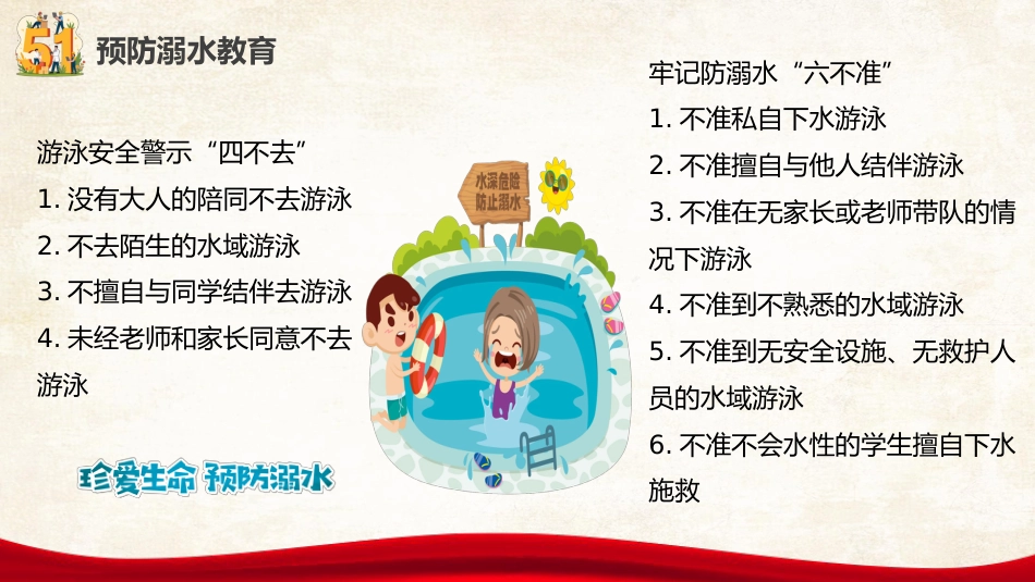 欢乐度五一,安全放第一:五一劳动节假期安全教育主题班会_第10页