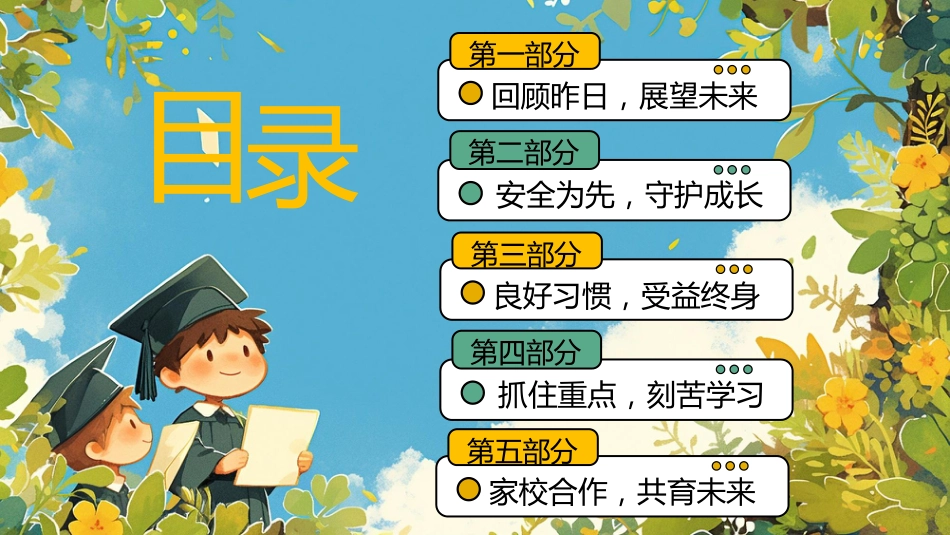 2025年一年级期中家长会-闪闪发光PPT_第3页