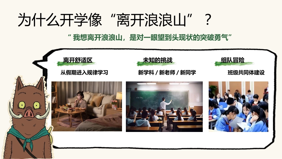 【通用】【秋季】开学第一课:勇翻浪浪山,挑战新学期PPT_第7页