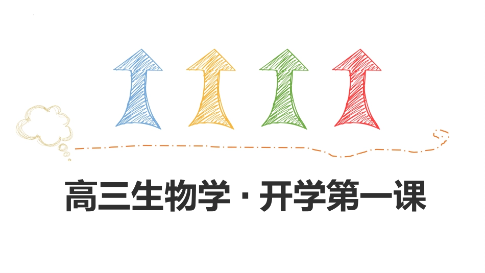 【高三】【生物】2025【秋】开学第一课:梦想起航 链接高考_第1页