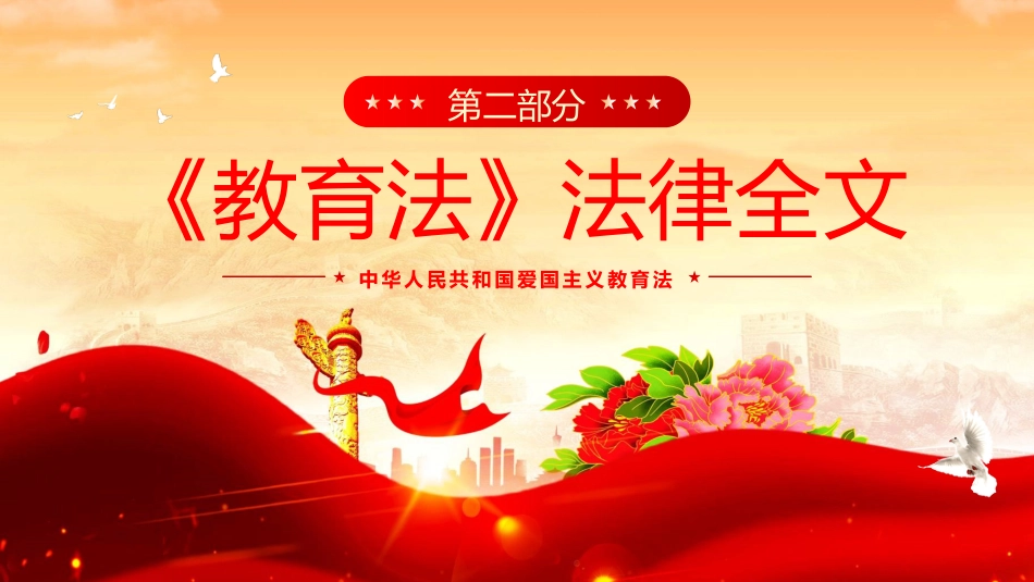 中华人民共和国爱国主义教育法PPT_第6页