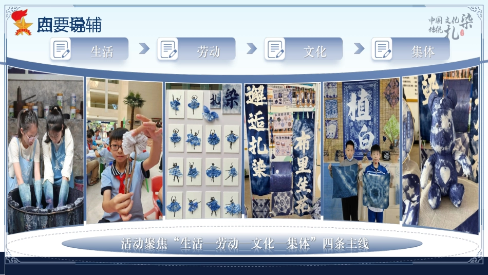 【非遗文化】【扎染传承】教育主题班会:“布”一样的精彩_第8页