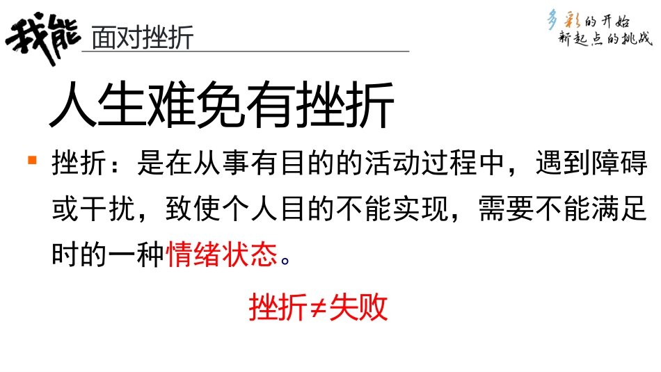 【品格教育】【高中通用】主题班会:逆风飞翔,面对挫折_第8页