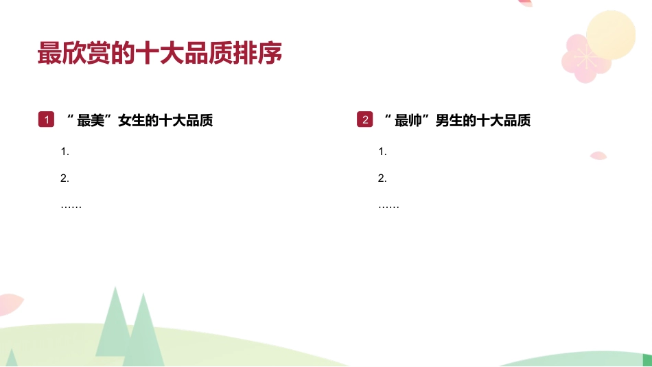 【通用】女生特别主题班会:面包与玫瑰_第7页