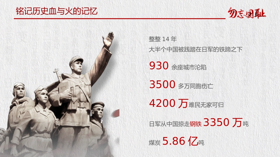 【通用】【爱国教育】主题班会:勿忘国耻——国家公祭日班会_第8页