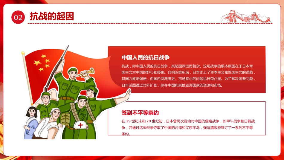 9.3抗战胜利80周年主题班会:忆峥嵘岁月,传红色抗战精神_第8页