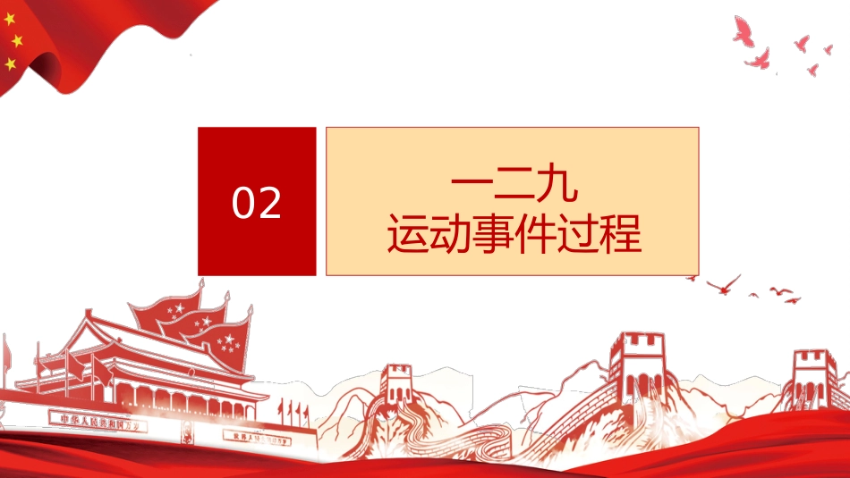 一二九爱国运动爱国纪念日主题班会_第6页