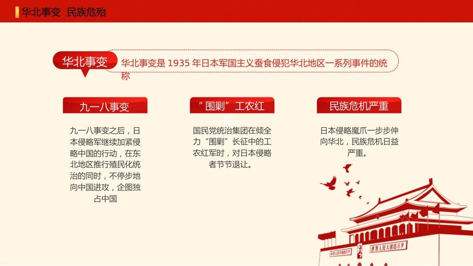 【通用】【爱国教育】铭记“一二九”运动主题班会:以史为鉴,共创强国_第5页