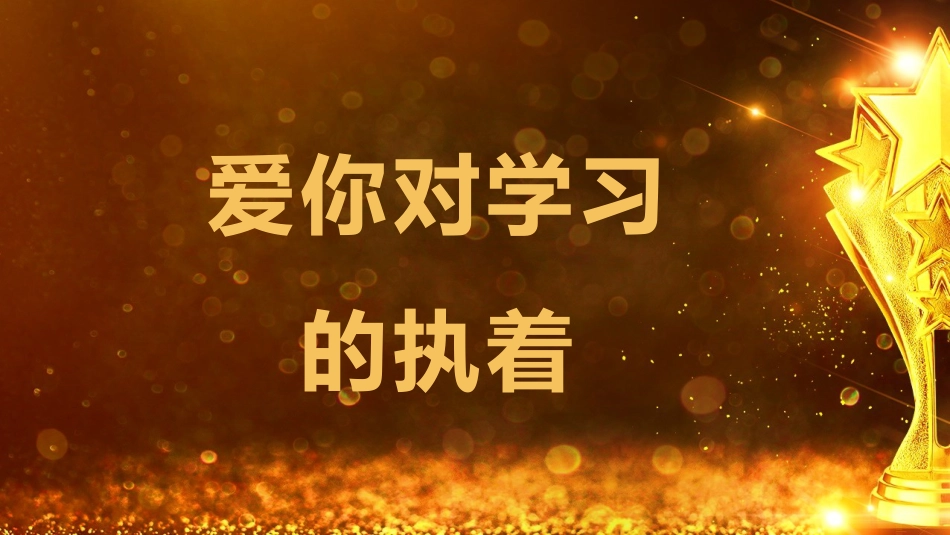 【班级管理】【期末】颁奖典礼ppt:爱你孤身走暗巷_第3页
