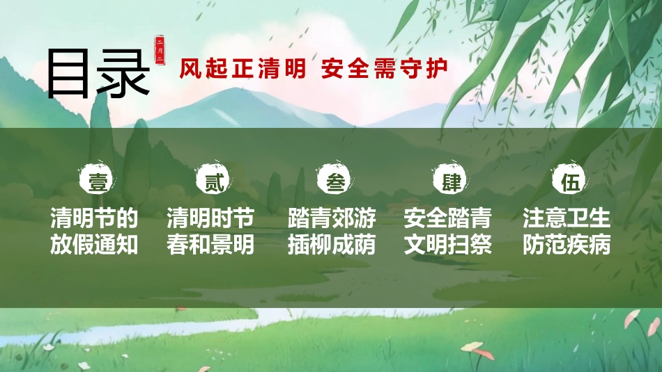 【通用】【清明节】【安全教育】主题班会:清明假期安全不缺席_第2页
