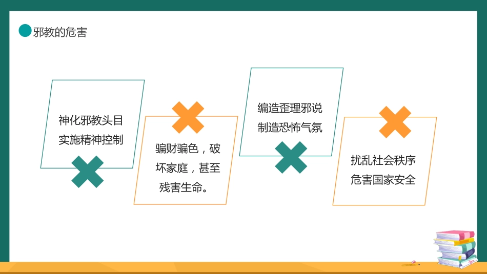 【中小学】【宗教教育】主题班会:崇尚科学远离邪教_第9页
