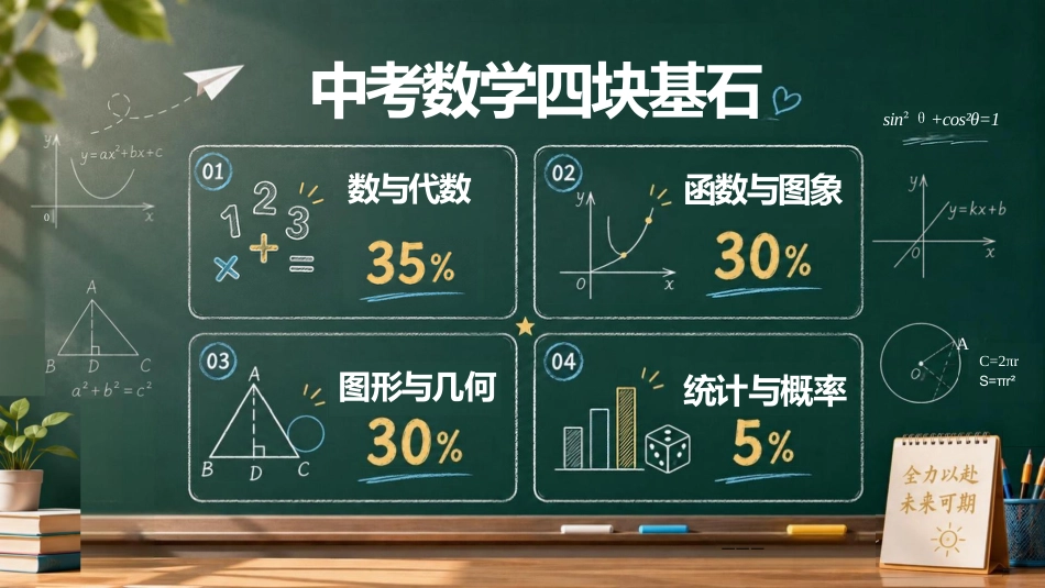 【初三下】【数学】九年级中考考前冲刺主题班会:心中有数,落笔生花_第7页