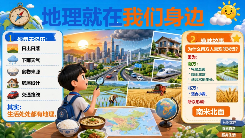 【初一】【七年级】【秋季上】【地理】开学第一课主题班会:地理到底是什么_第3页