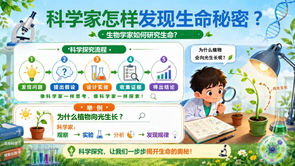【初一】【七年级】【秋季上】【生物】开学第一课主题班会:你觉得生物是什么_第6页