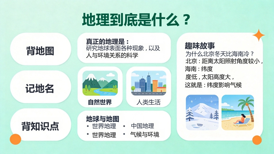 【初一】【七年级】【秋季上】【地理】开学第一课主题班会_第2页