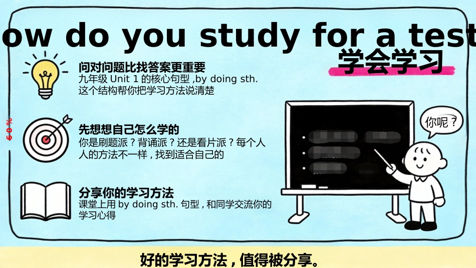 【初三】【九年级】【英语】秋季开学第一课主题班会_第4页