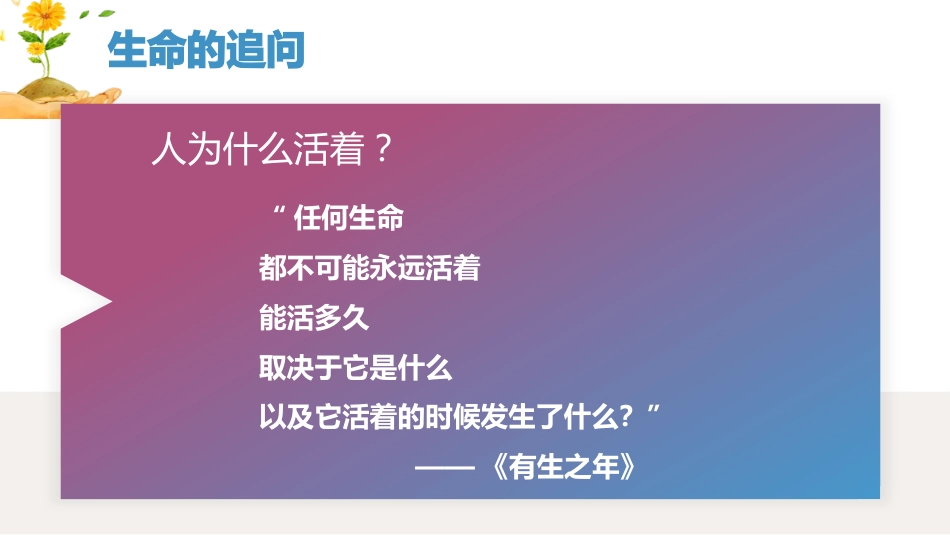 【通用】【生命教育】点亮生命的光生命教育主题班会《生命的意义》_第8页