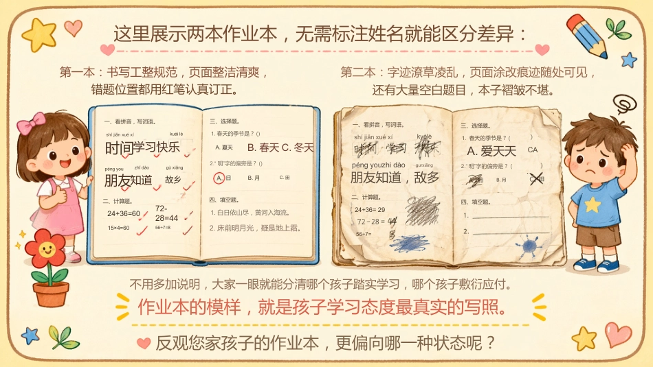 【通用】期末家长会:复盘日常作业,看清孩子差距_第7页