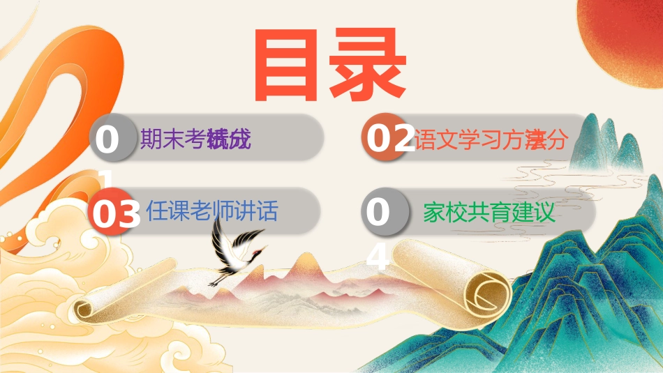 【六年级】【语文】秋季期末家长会:熹微灯火,点亮山河_第3页