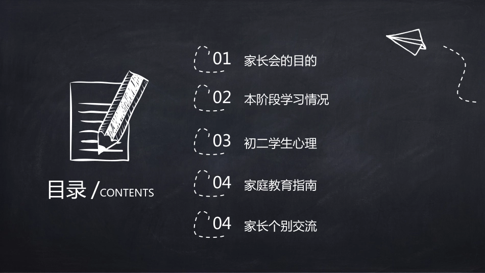 高中家长会PPT模版04_第2页