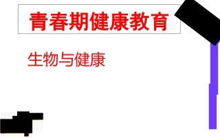 中学生健康教育ppt课件