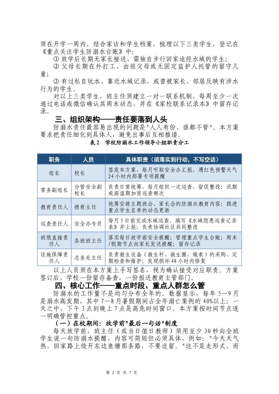 2026年防溺水安全教育专项实施方案_第2页