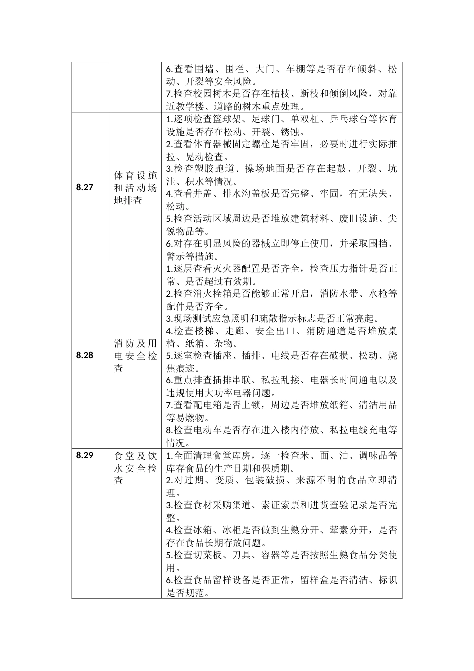 2026年秋季学期学校安全工作表_第2页