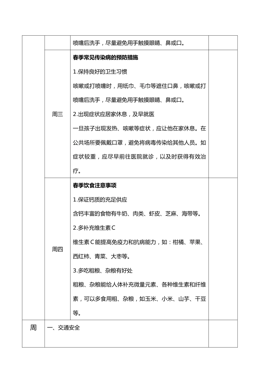 2025年春季第2周“1530”学生安全教育记录表_第2页