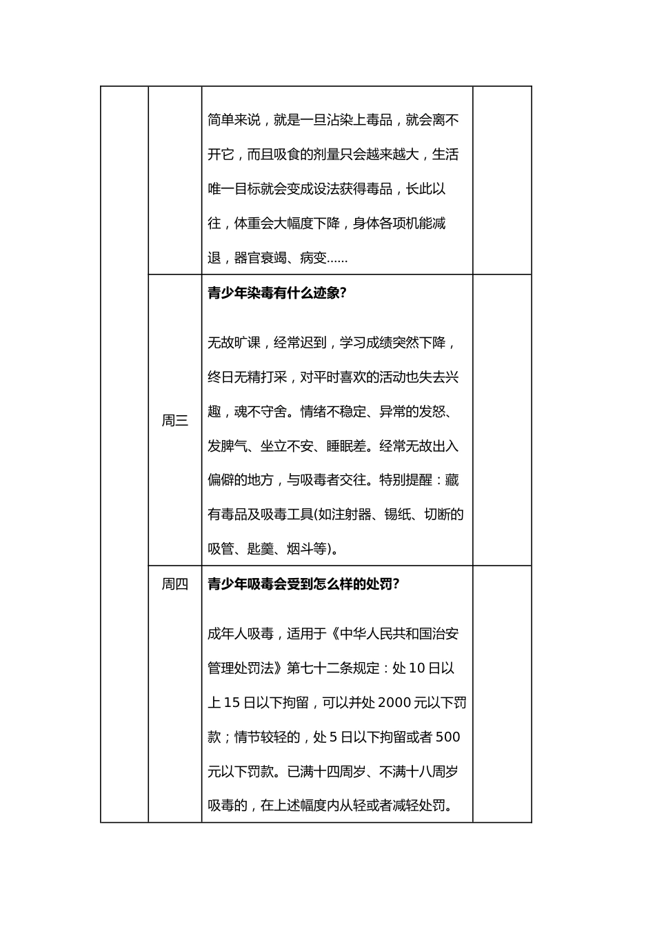 2025年春季学期第16周“1530”学生安全教育记录表_第2页