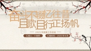 2025年春季第二学期团委工作总结-奋斗不辍忆往昔