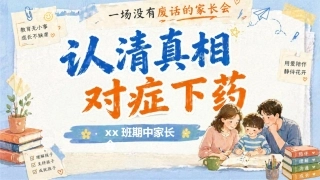 【通用】【期中】家长会：认清真相，对症下药