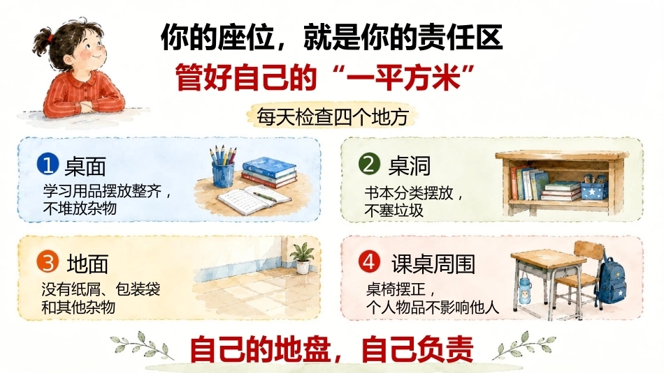【小学】【秋季上】开学第一课《让“净·静·敬·竞”》成为我们的班级名片_第7页