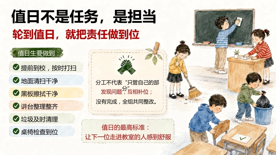 【小学】【秋季上】开学第一课《让“净·静·敬·竞”》成为我们的班级名片_第9页
