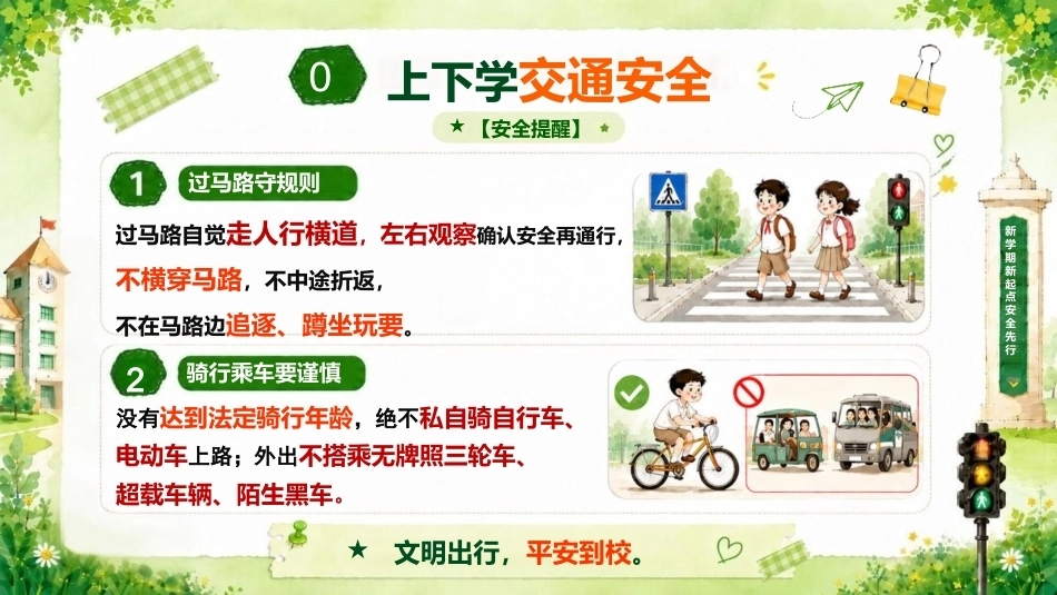 【通用】【秋季上】新学期开学安全教育主题班会——13个安全教育_第7页