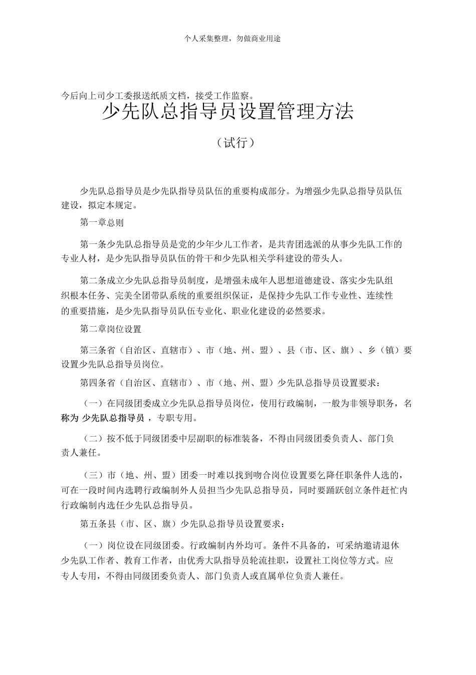 少先队总辅导员工作手册50页_第2页