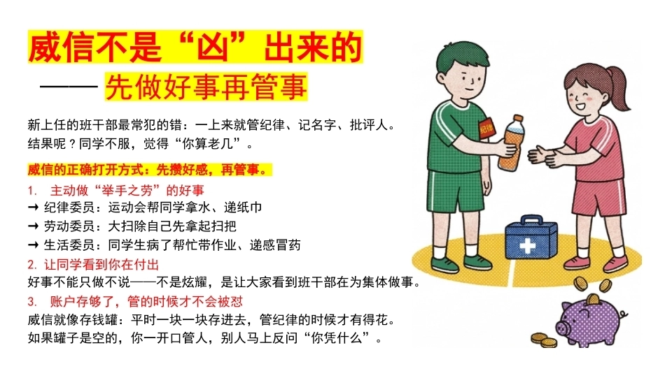 【通用】【班干部培训】主题班会:班干部,是同学们的队友_第4页
