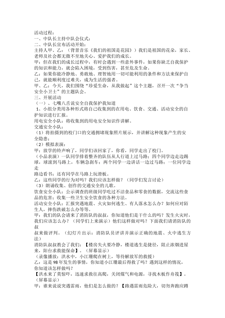 少先队活动方案范例_第2页