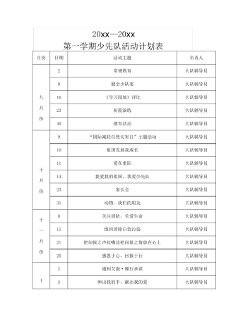 少先队活动记录(2)