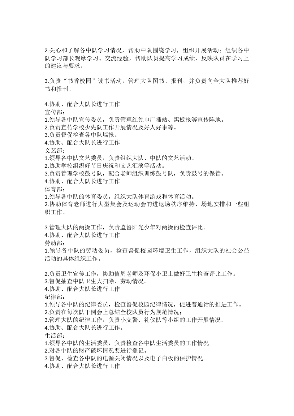 少先队大队部组织机构及职责介绍_第2页