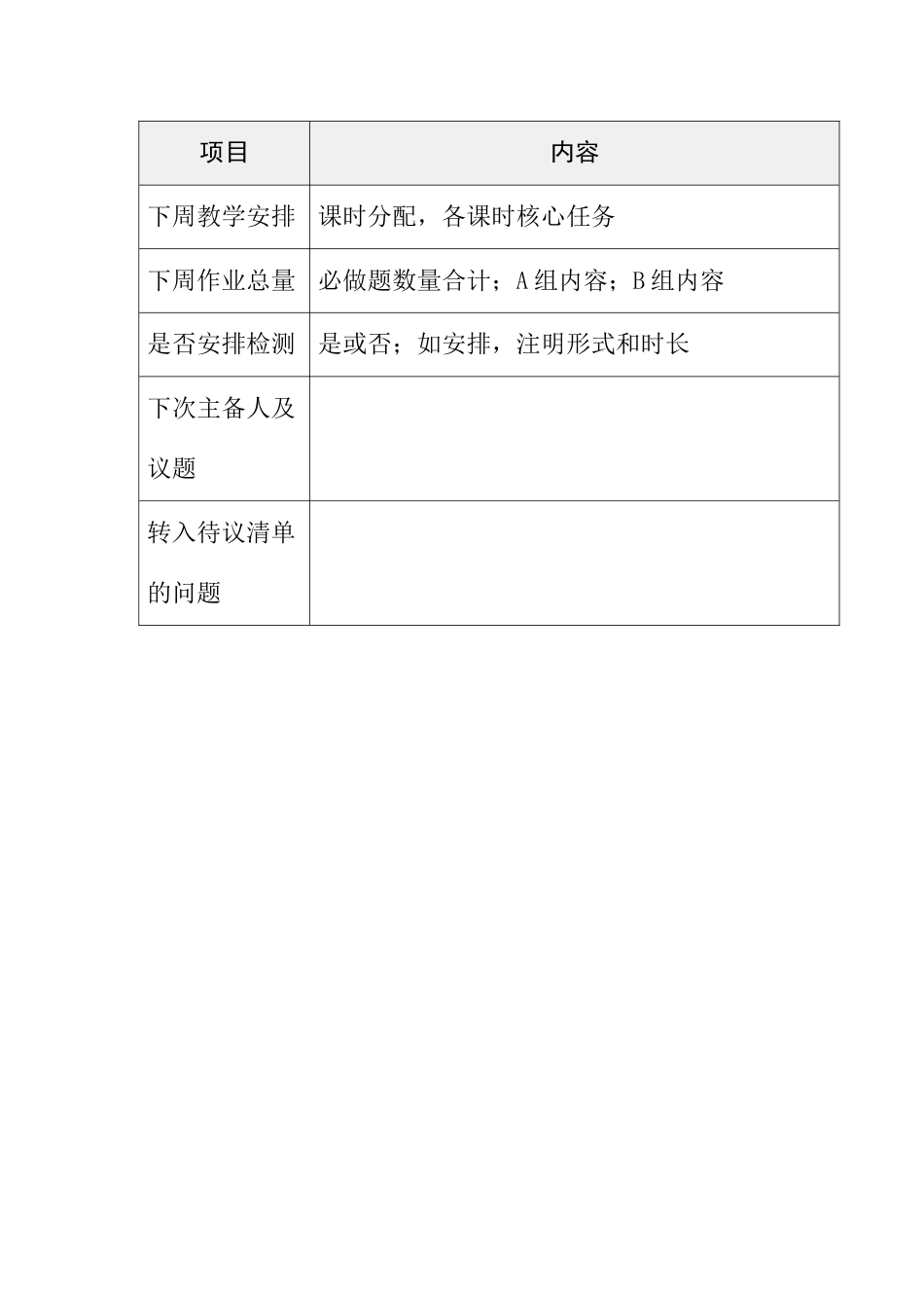 附件:集体备课活动记录表_第2页